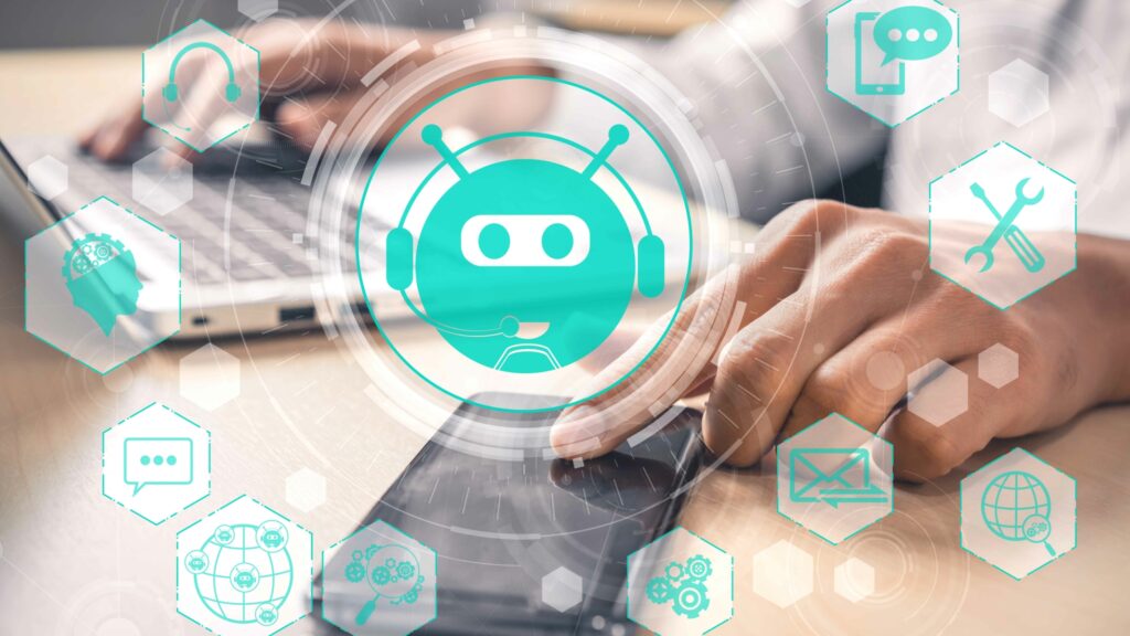Chatbot kombiniert mit RPA